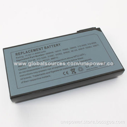 Laptop Battery, 14.4V 4400mAh for Inspiron 2500, Inspiron 3700, Inspiron 3800